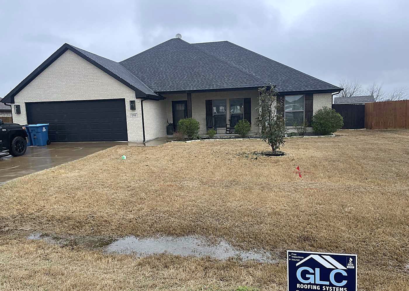 GLC Roofing LLC crew at work