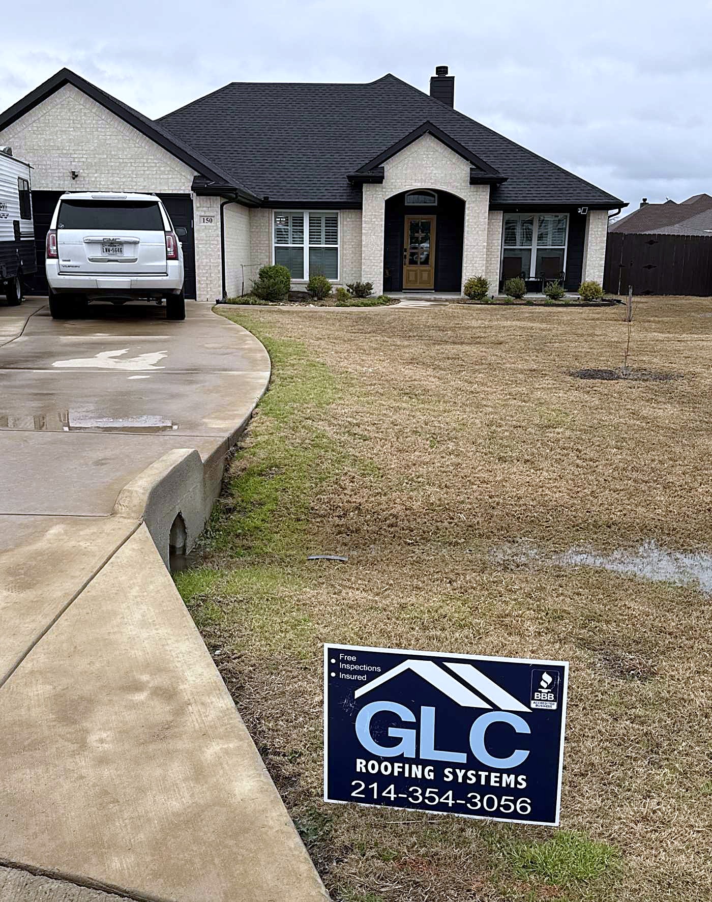 GLC Roofing LLC at work in Midlothian, TX