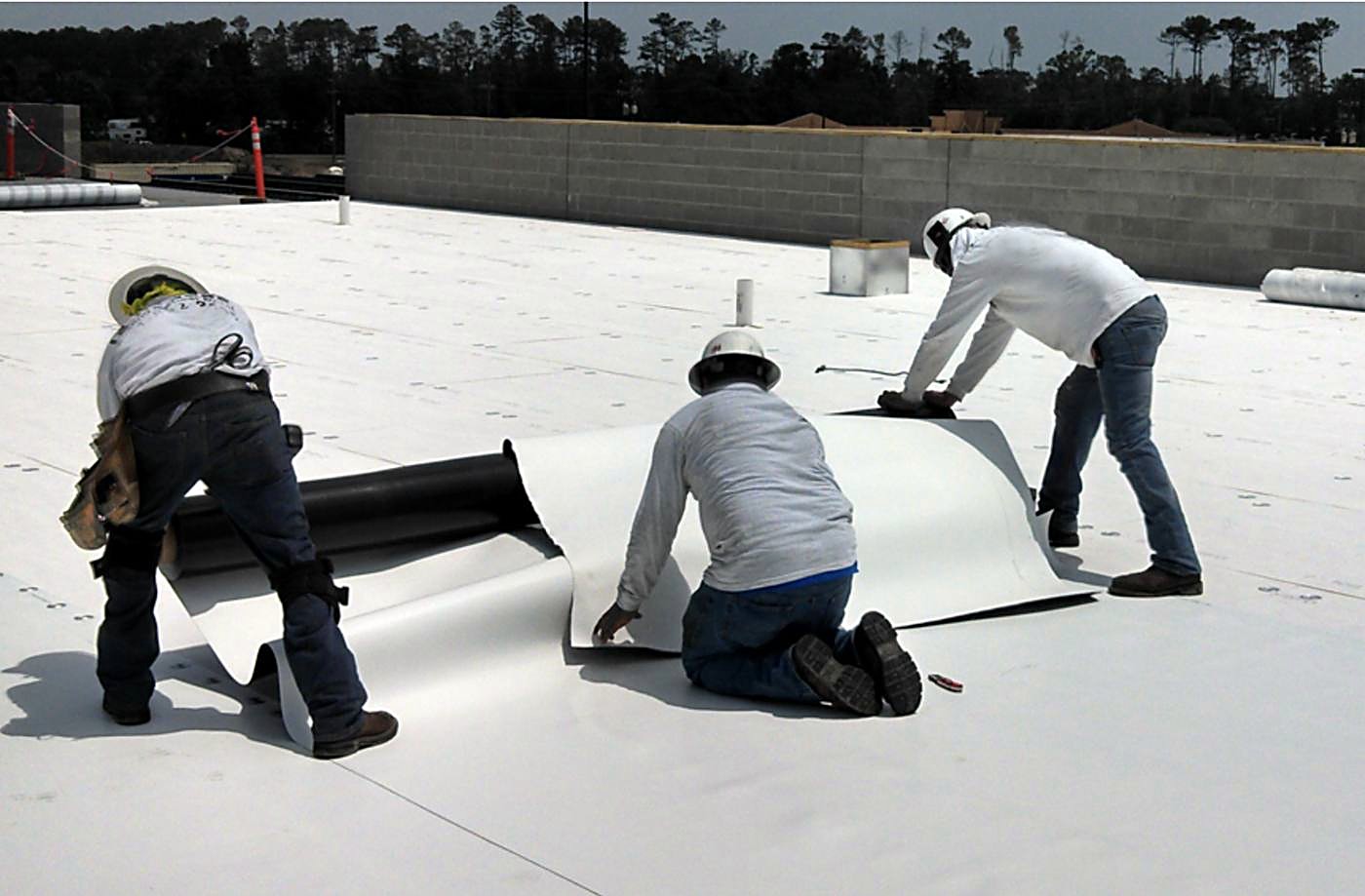 GLC Roofing LLC crew at work