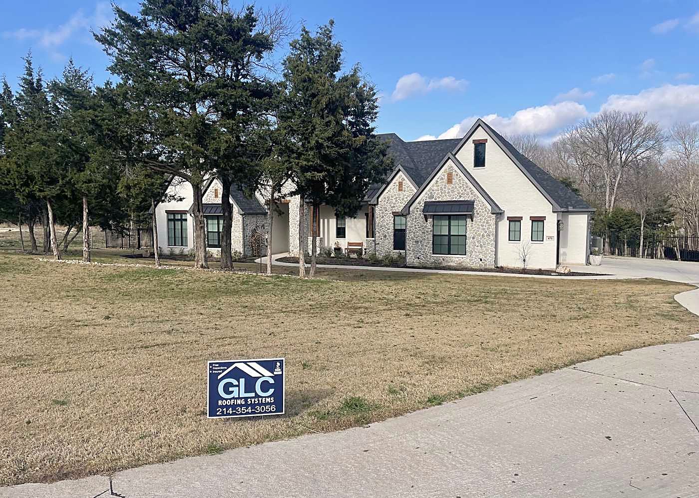 GLC Roofing LLC at work in Midlothian, TX